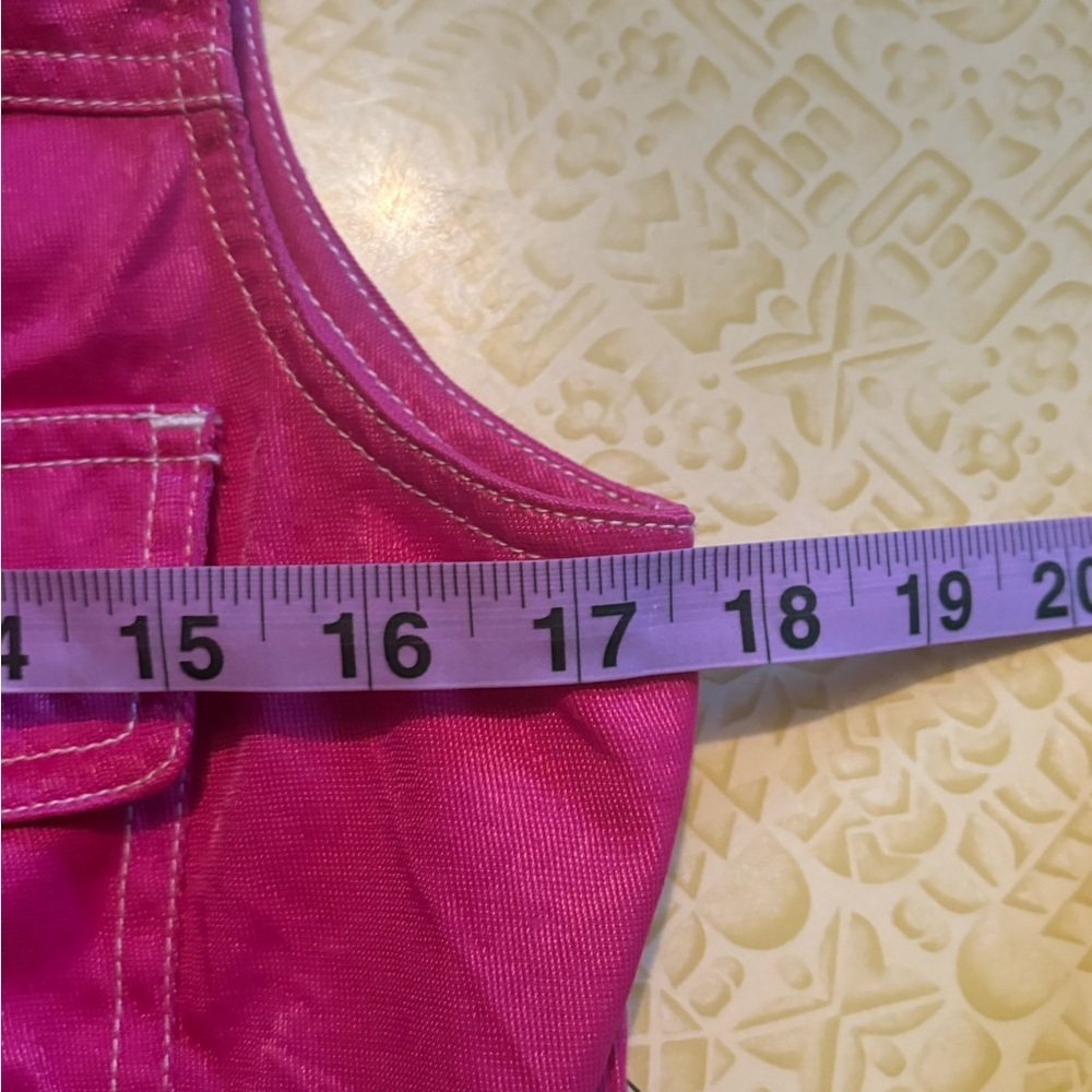 Vintage Carole Little Sport Fuchsia Vest - Picture 6 of 8